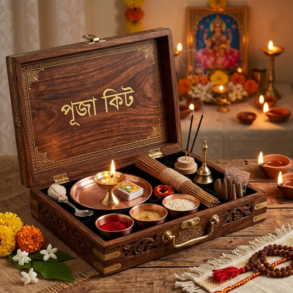 বাড়ির পূজা আয়োজন
